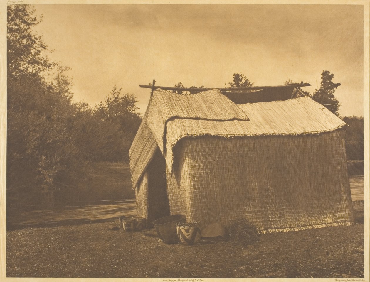 Matt House - Skokomish tekijältä Edward S. Curtis