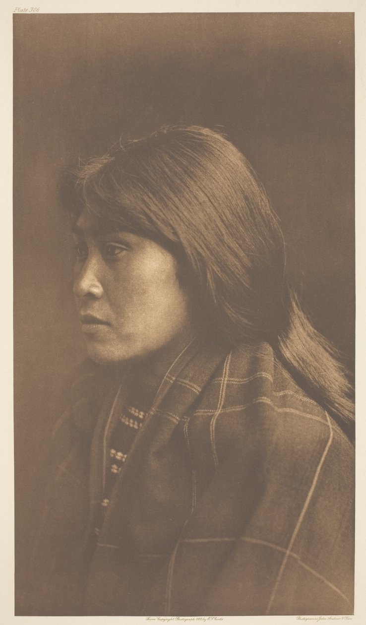 Suquamish tyttö tekijältä Edward S. Curtis