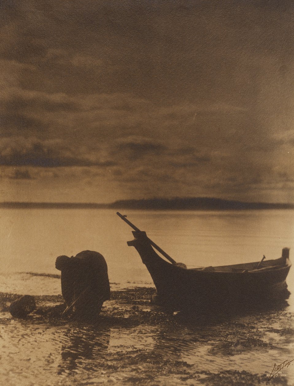 [The Clam Digger] tekijältä Edward S. Curtis