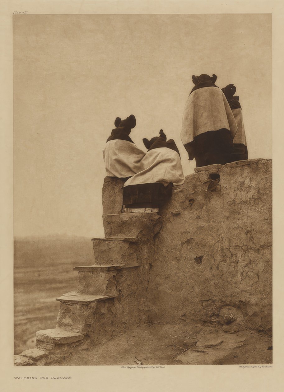 Tanssijoiden katselu tekijältä Edward S. Curtis