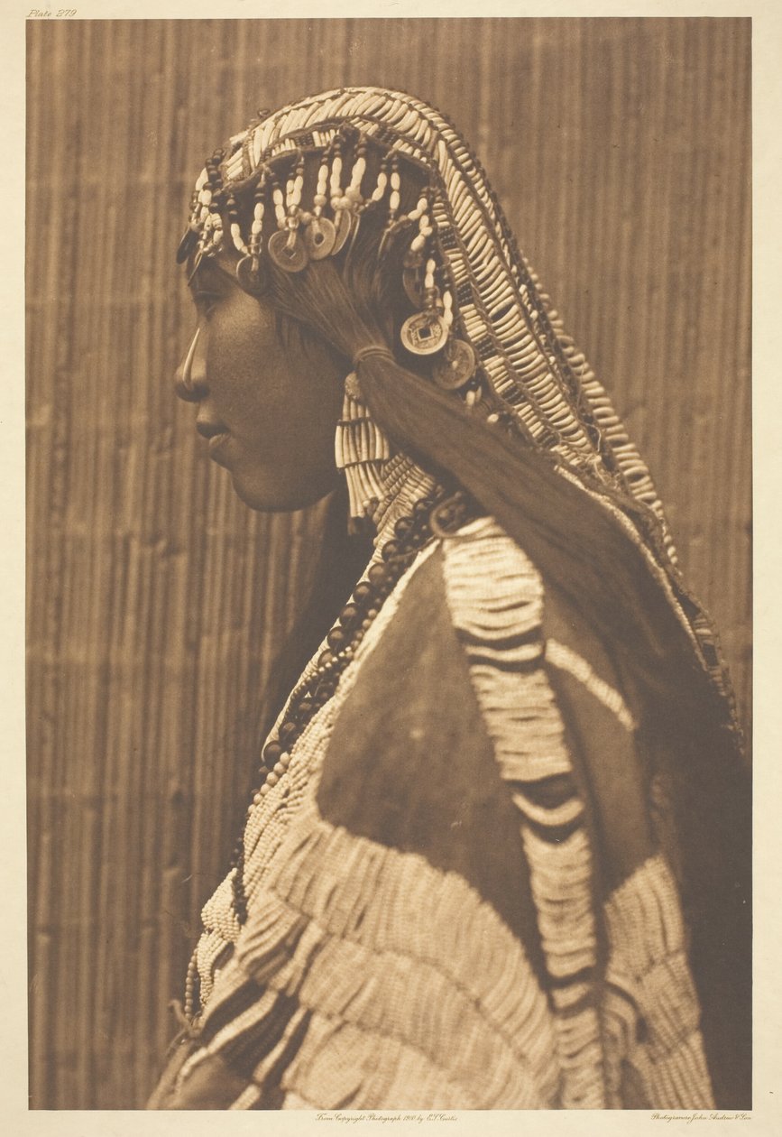 Wishham Girl, profiili tekijältä Edward S. Curtis