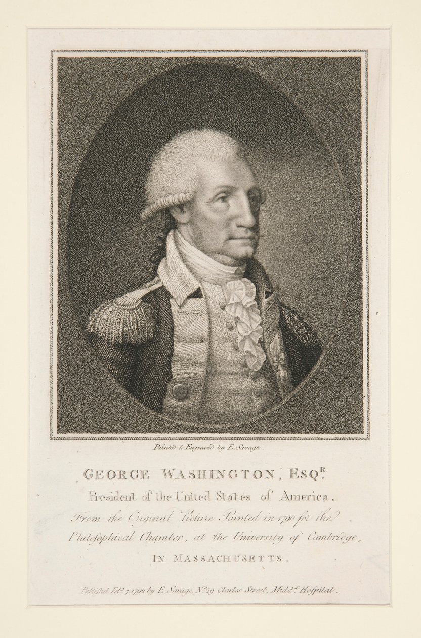 George Washington, Esq. tekijältä Edward Savage