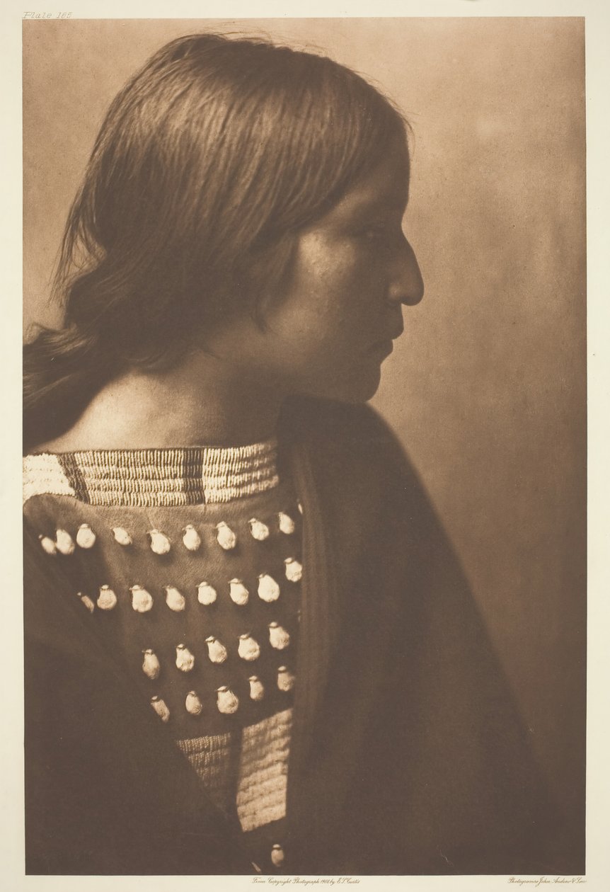 Ali, tyttö, 1908. tekijältä Edward Sheriff Curtis