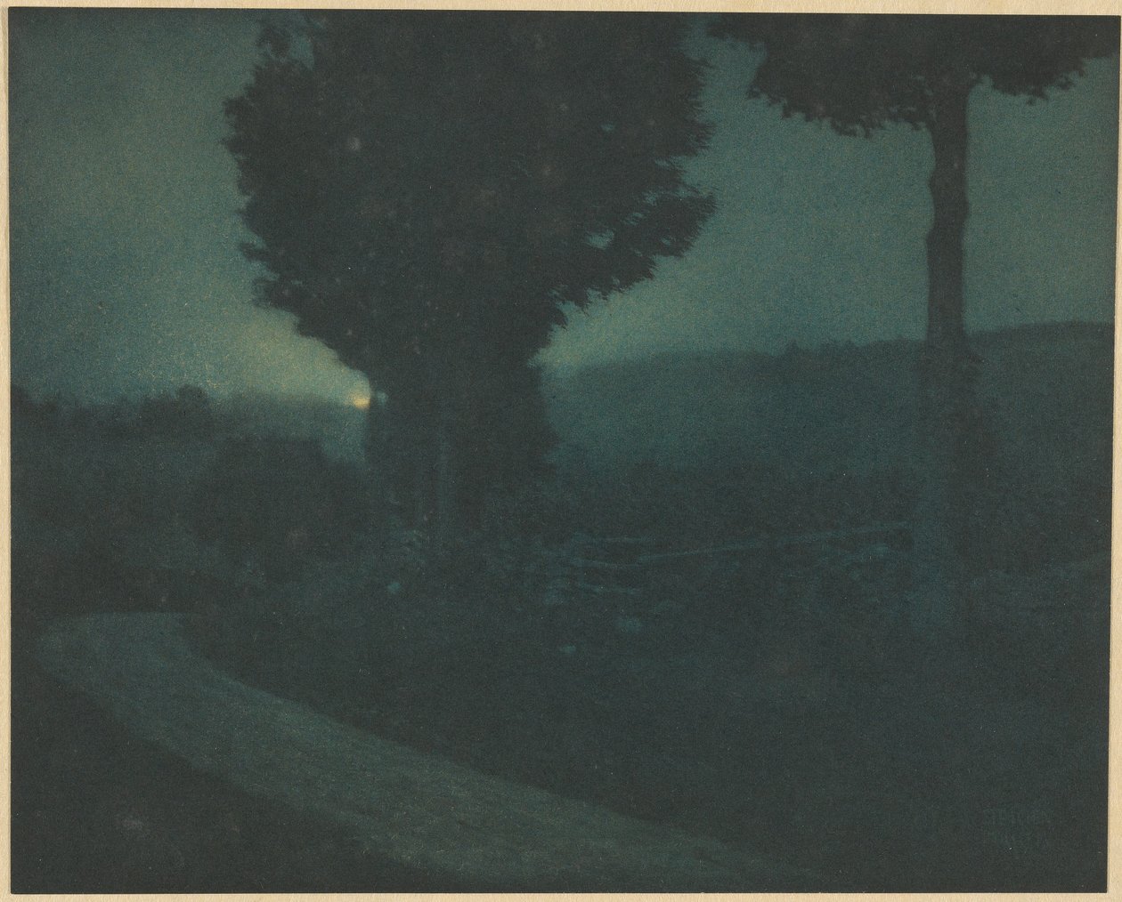 [Tie laaksoon -- Kuun nousu] tekijältä Edward Steichen