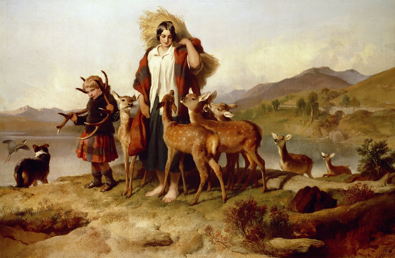 Metsänhoitajan perhe tekijältä Edwin Landseer