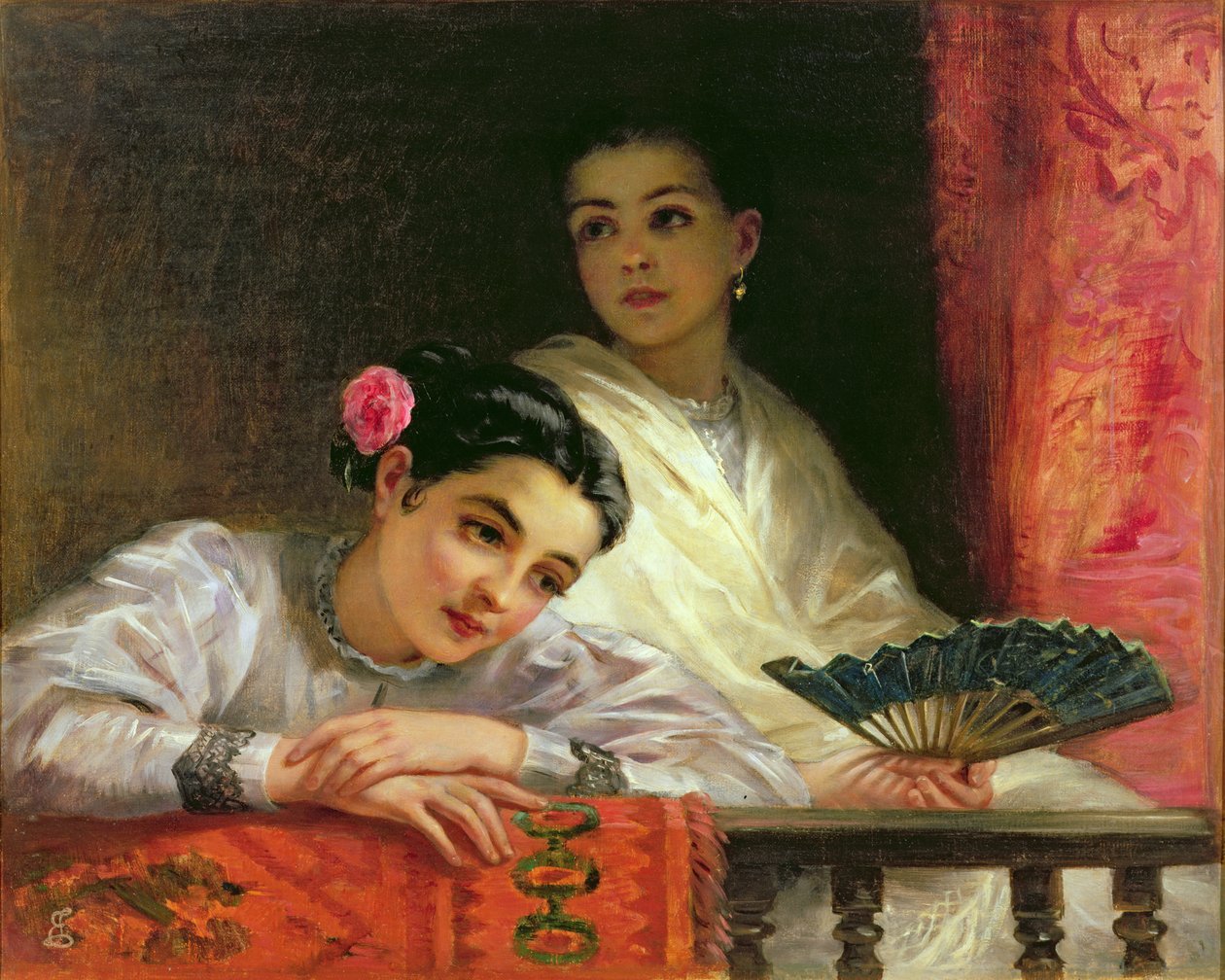 Parveke, 1875 tekijältä Edwin Longsden Long