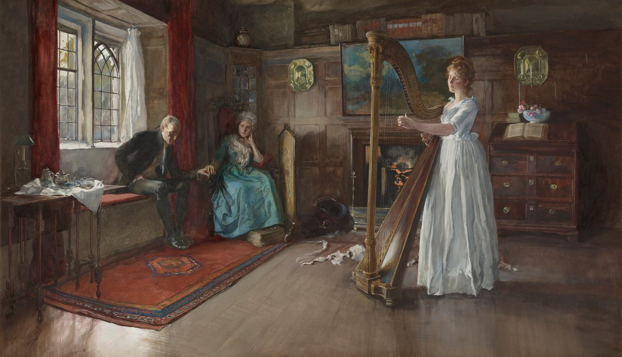 Vanha Laulu tekijältä Edwin Austin Abbey