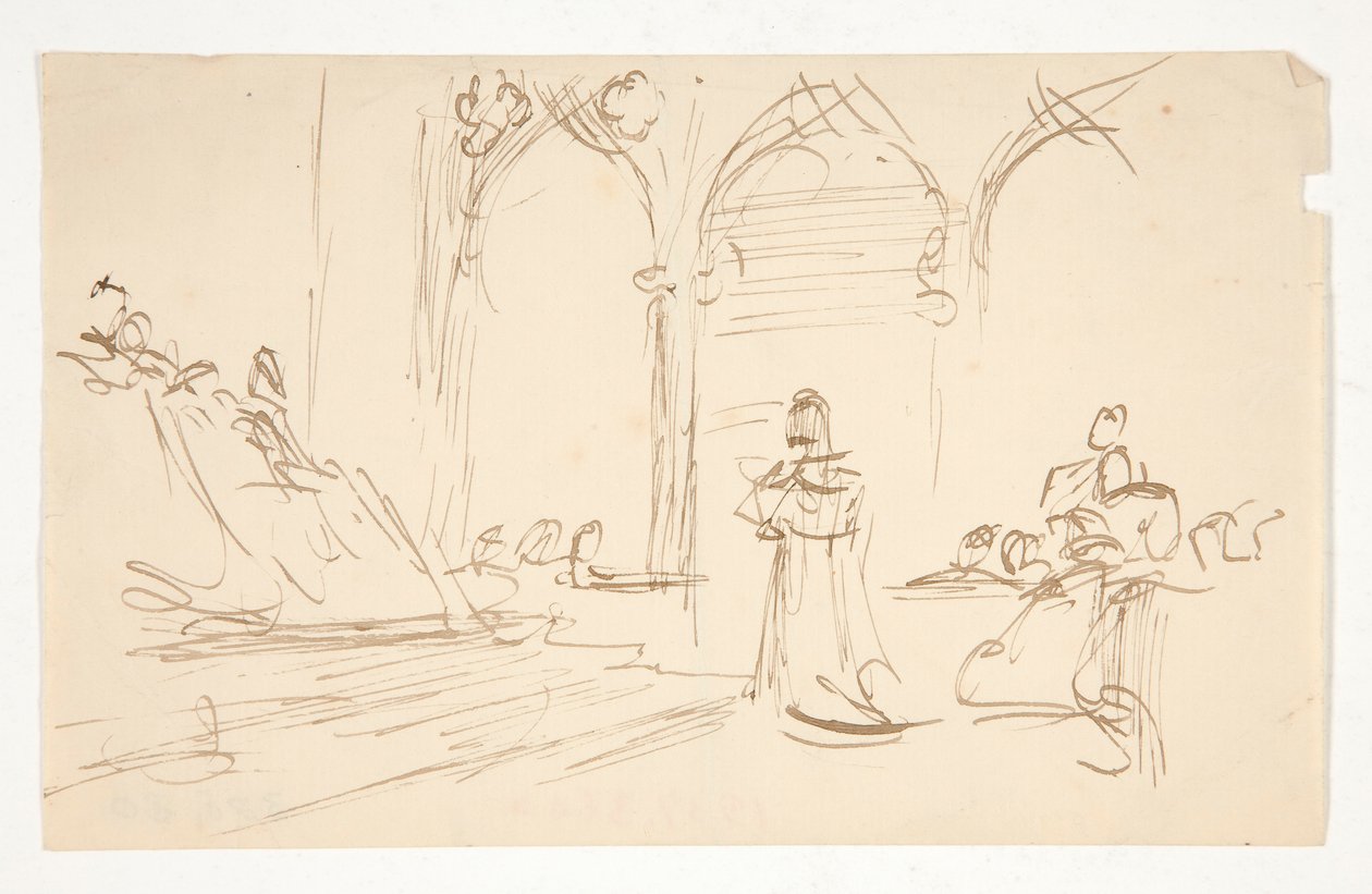 Varhainen opiskelu varten tekijältä Edwin Austin Abbey