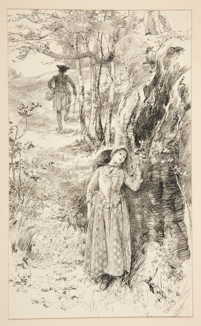 Kuvitus varten tekijältä Edwin Austin Abbey