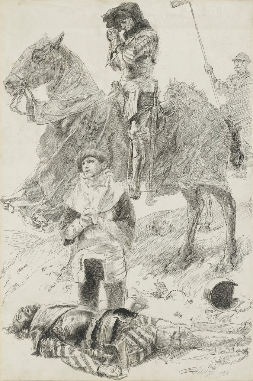 Lancastrian sotilas: tekijältä Edwin Austin Abbey