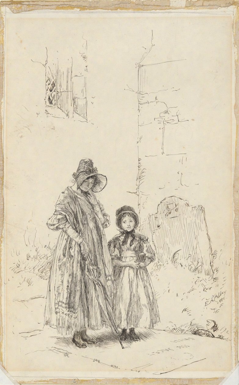 The Vicar, elokuvasta Hiljainen elämä tekijältä Edwin Austin Abbey
