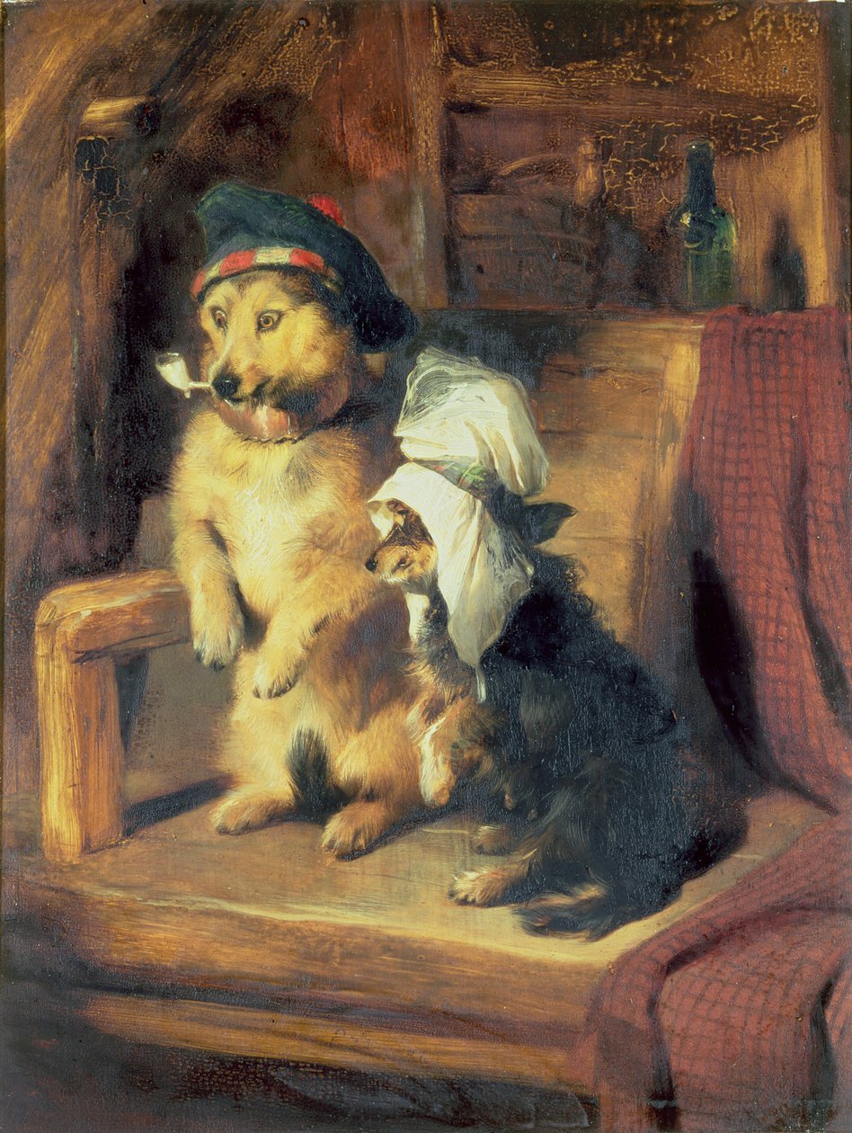 Pikkurattaat, 1836 tekijältä Edwin Landseer