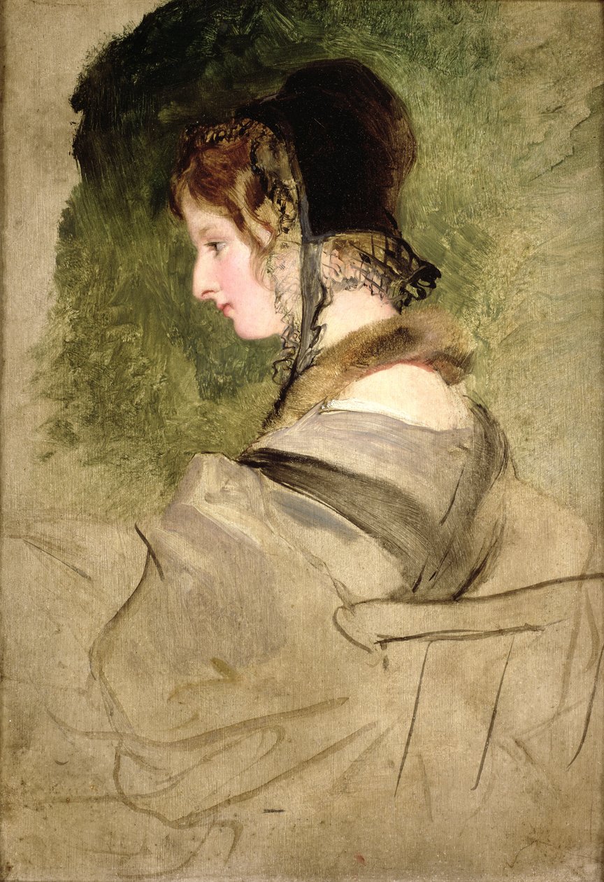 Naisen muotokuva (öljy) tekijältä Edwin Landseer