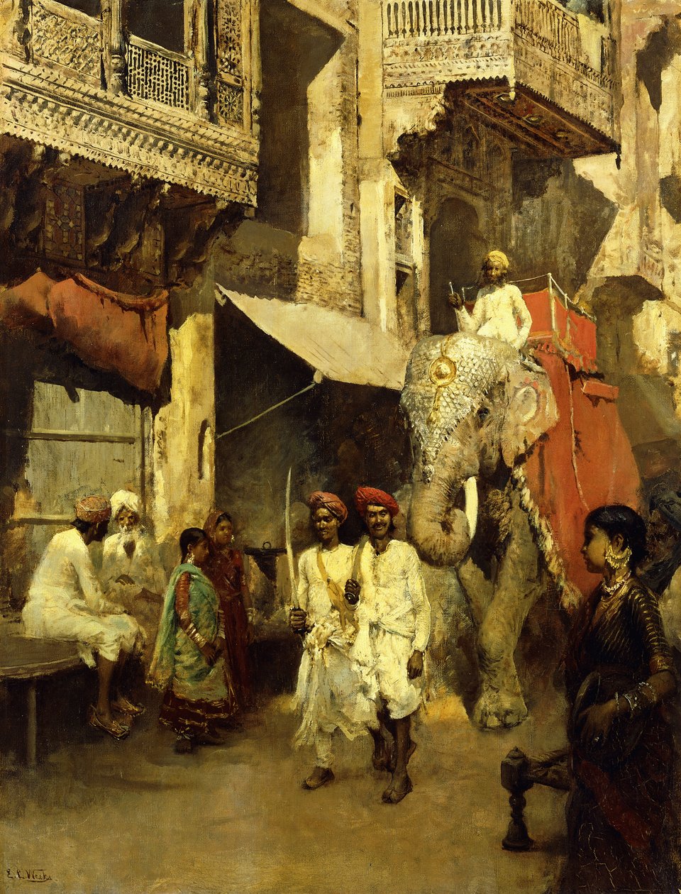 Promenade Intian kadulla, tekijältä Edwin Lord Weeks
