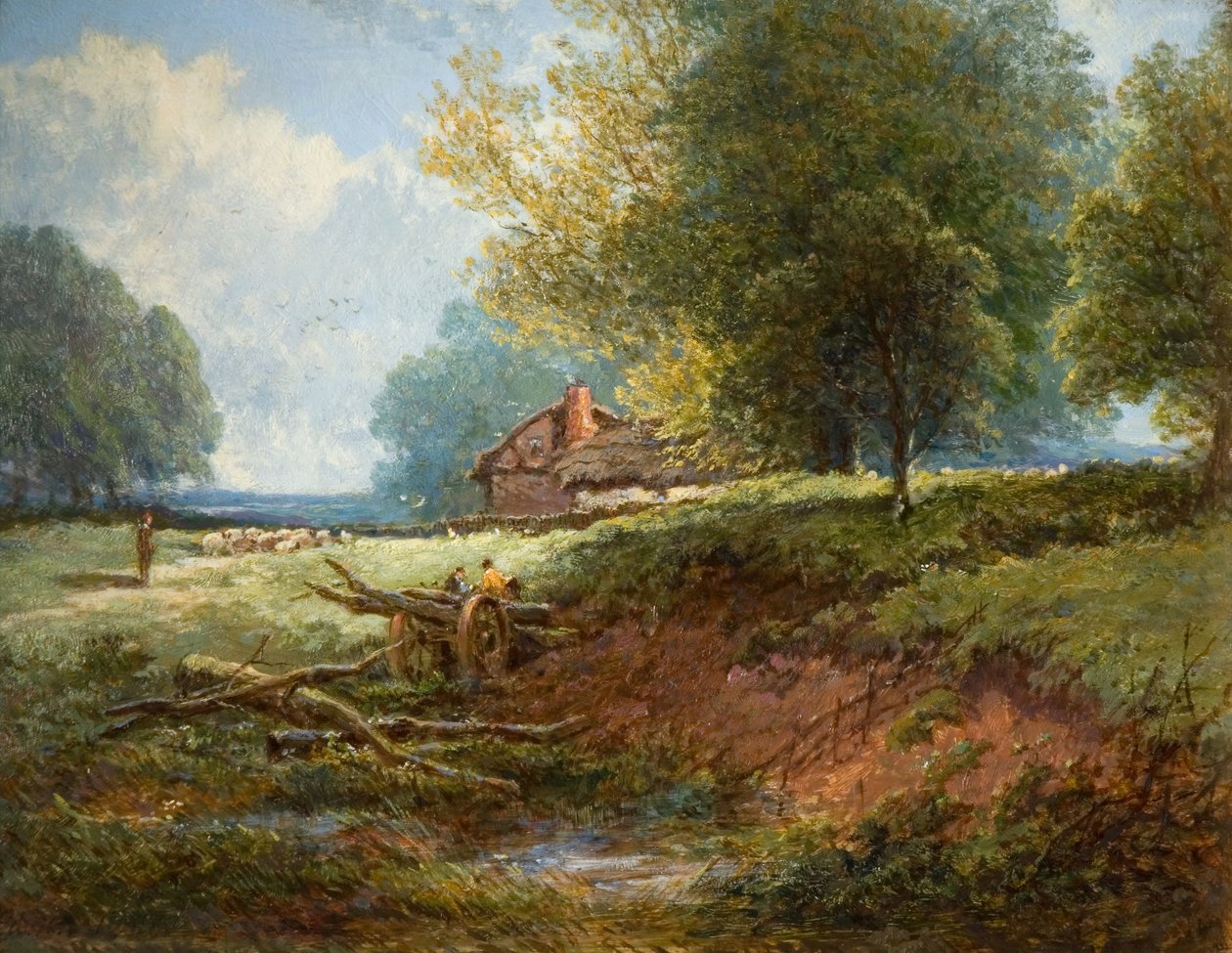 Meadow Scene, 1880. tekijältä Edwin Taylor