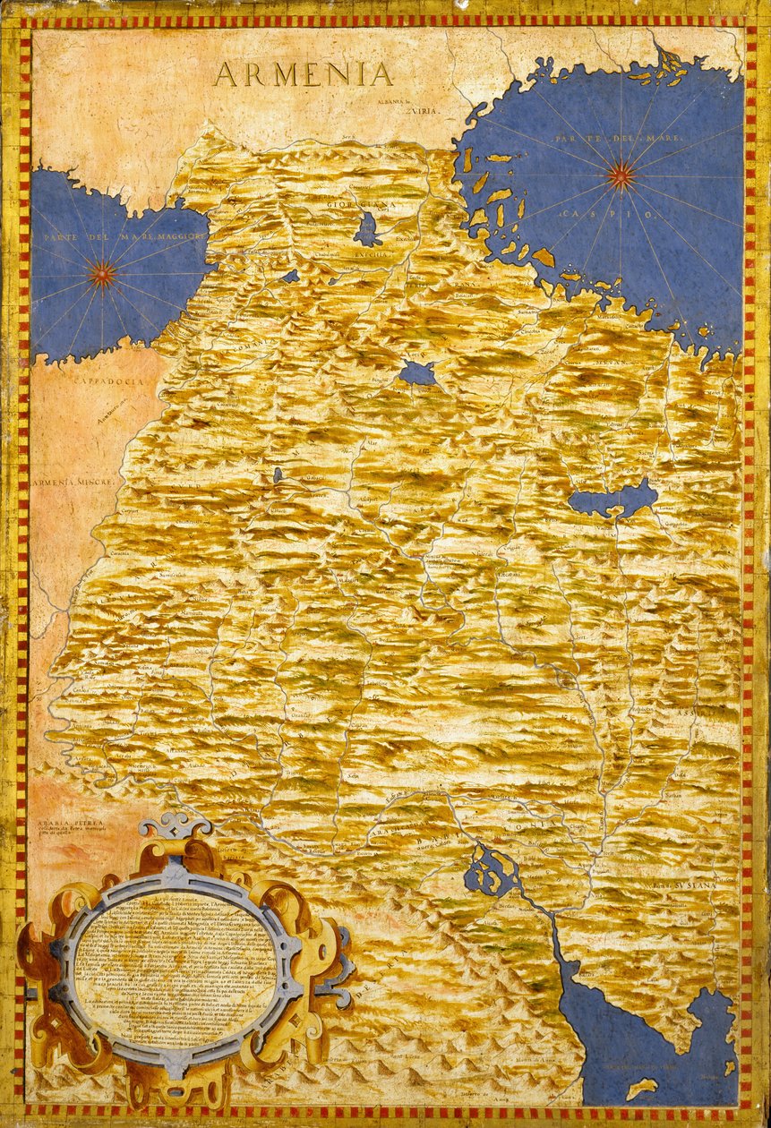 Lähi-itä- Georgia, Armenia, Azerbaidžan, Irak, Länsi-Iran tekijältä Ignazio Danti