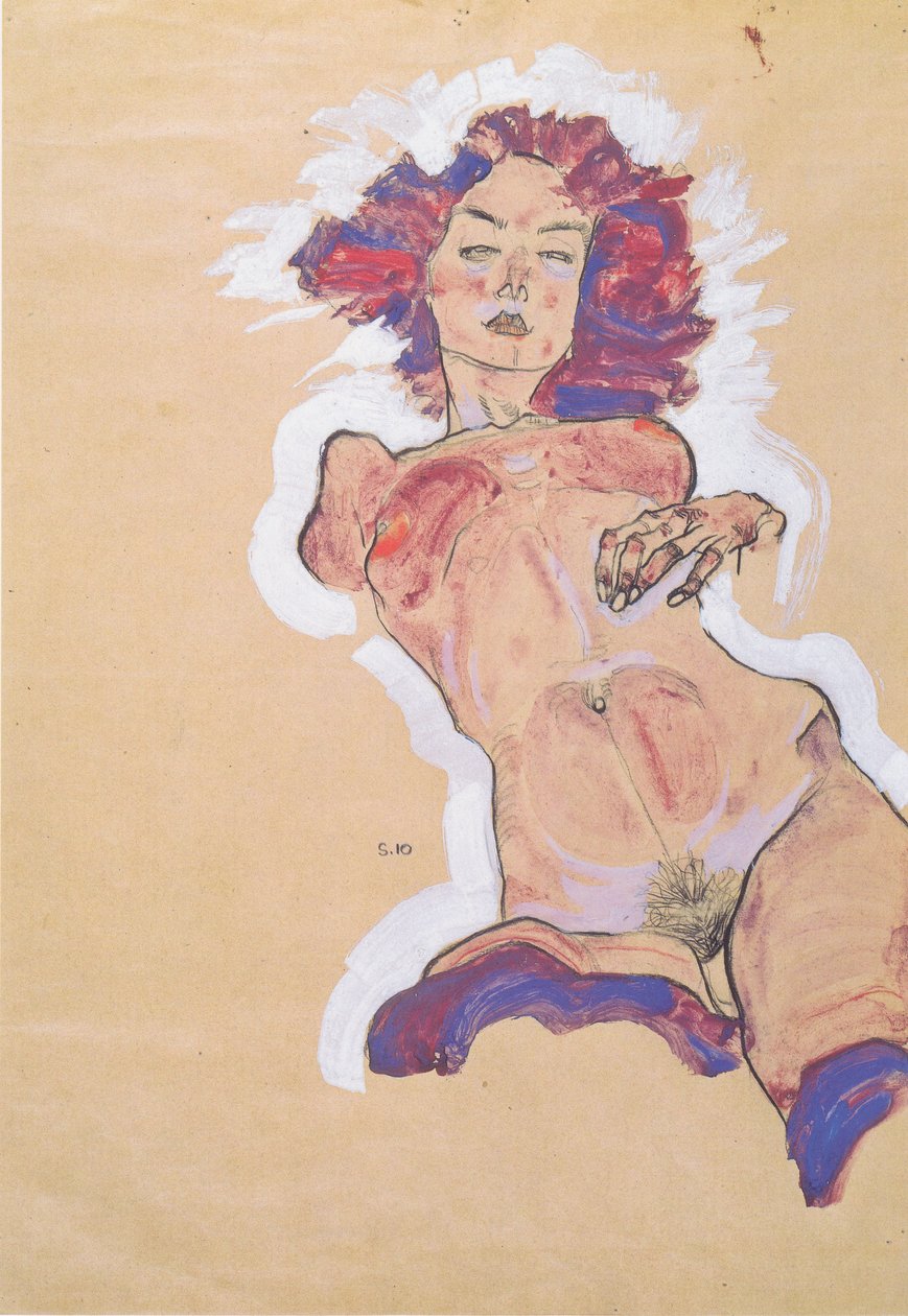 Weiblicher Akt tekijältä Egon Schiele