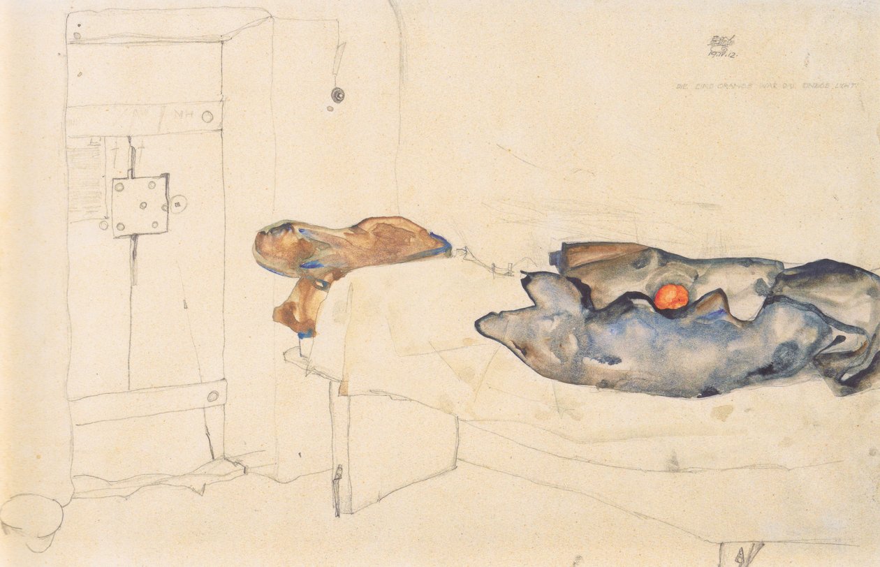 Yksi oranssi oli ainoa valo tekijältä Egon Schiele