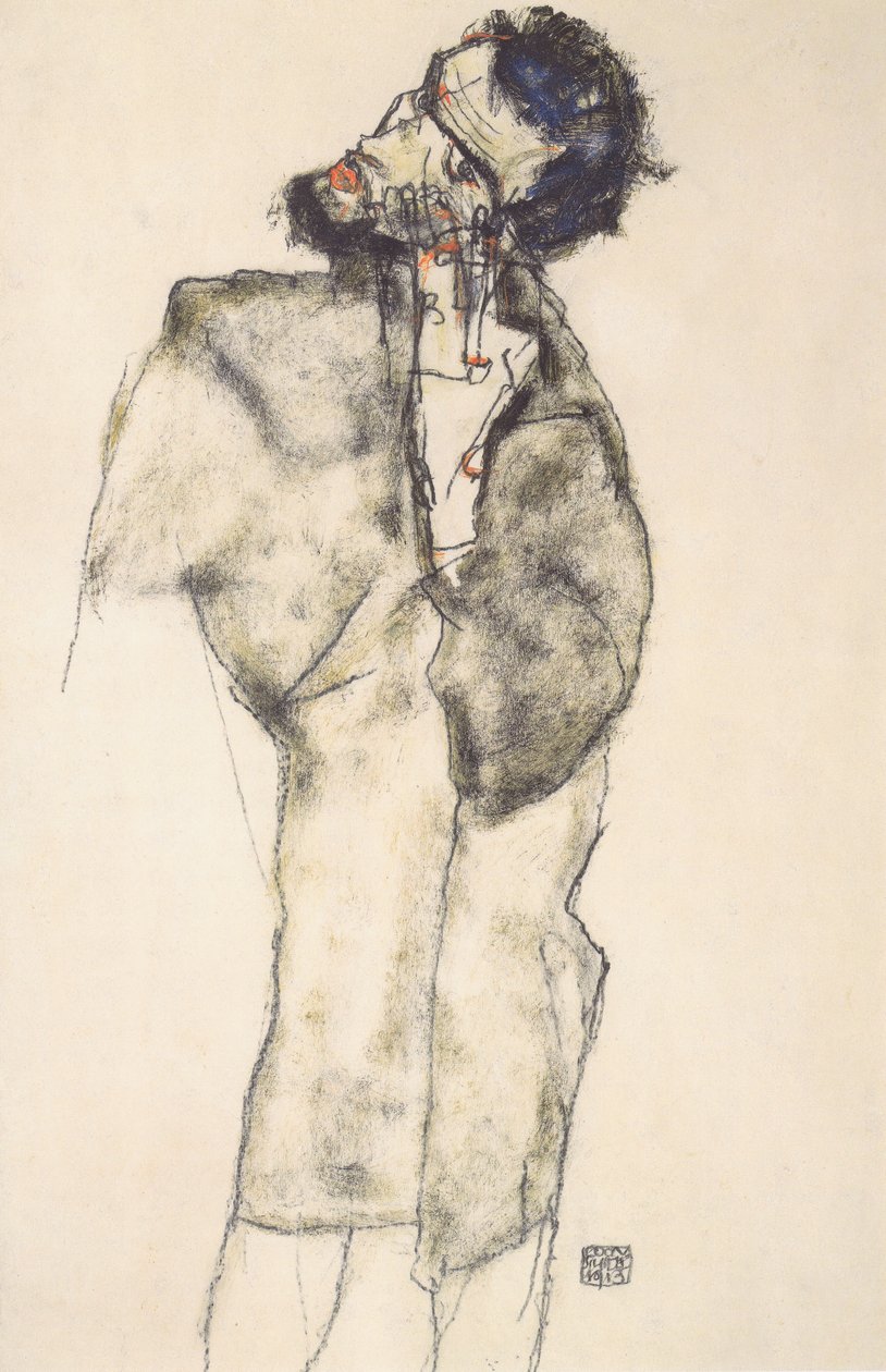 Omakuva askeettisena tekijältä Egon Schiele