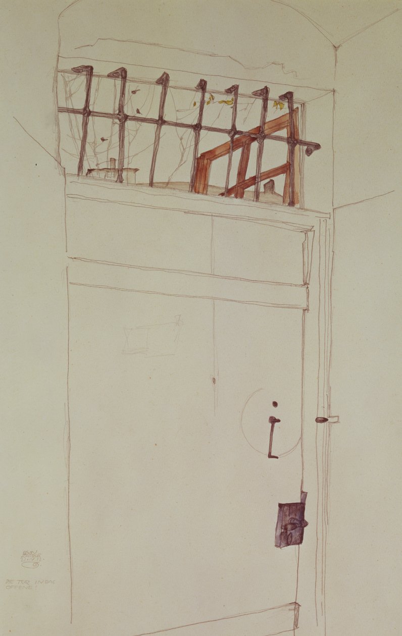 Ovi avoimiin, 1912 tekijältä Egon Schiele