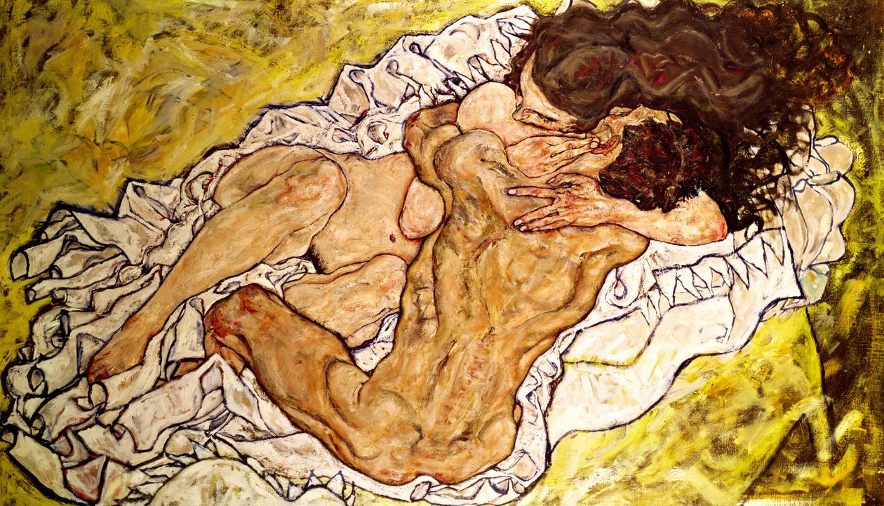 Syleily, 1917 tekijältä Egon Schiele