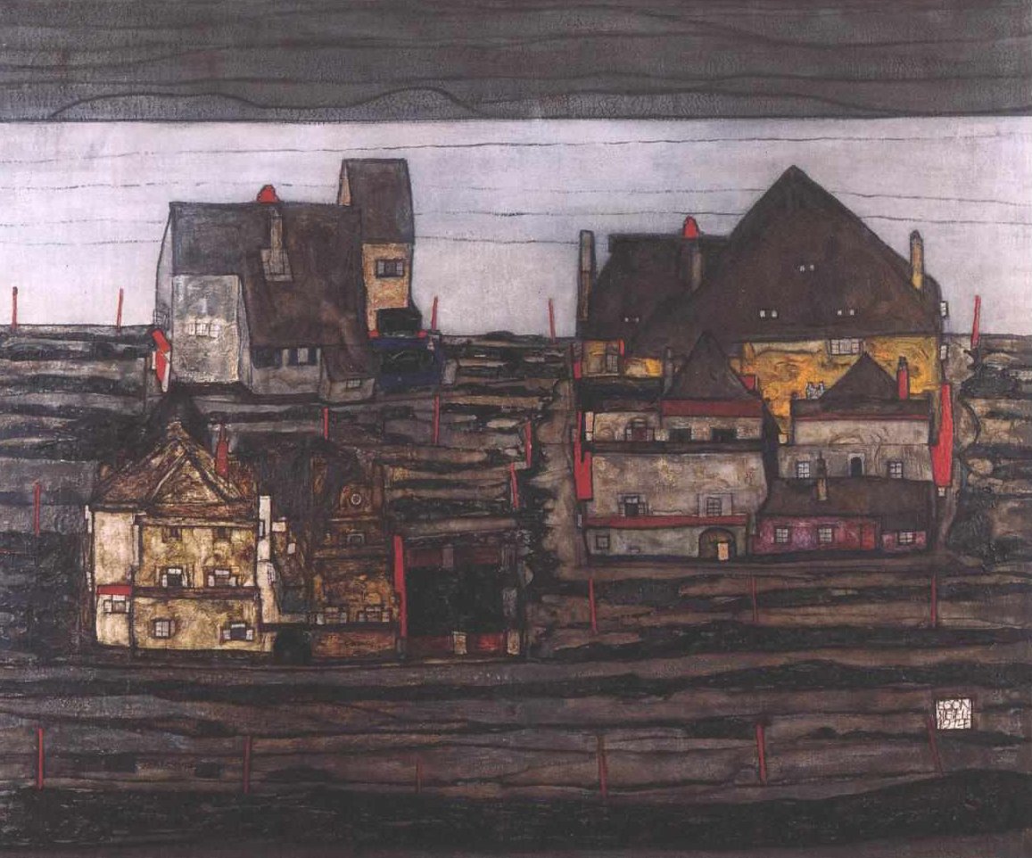Vorstadt tekijältä Egon Schiele
