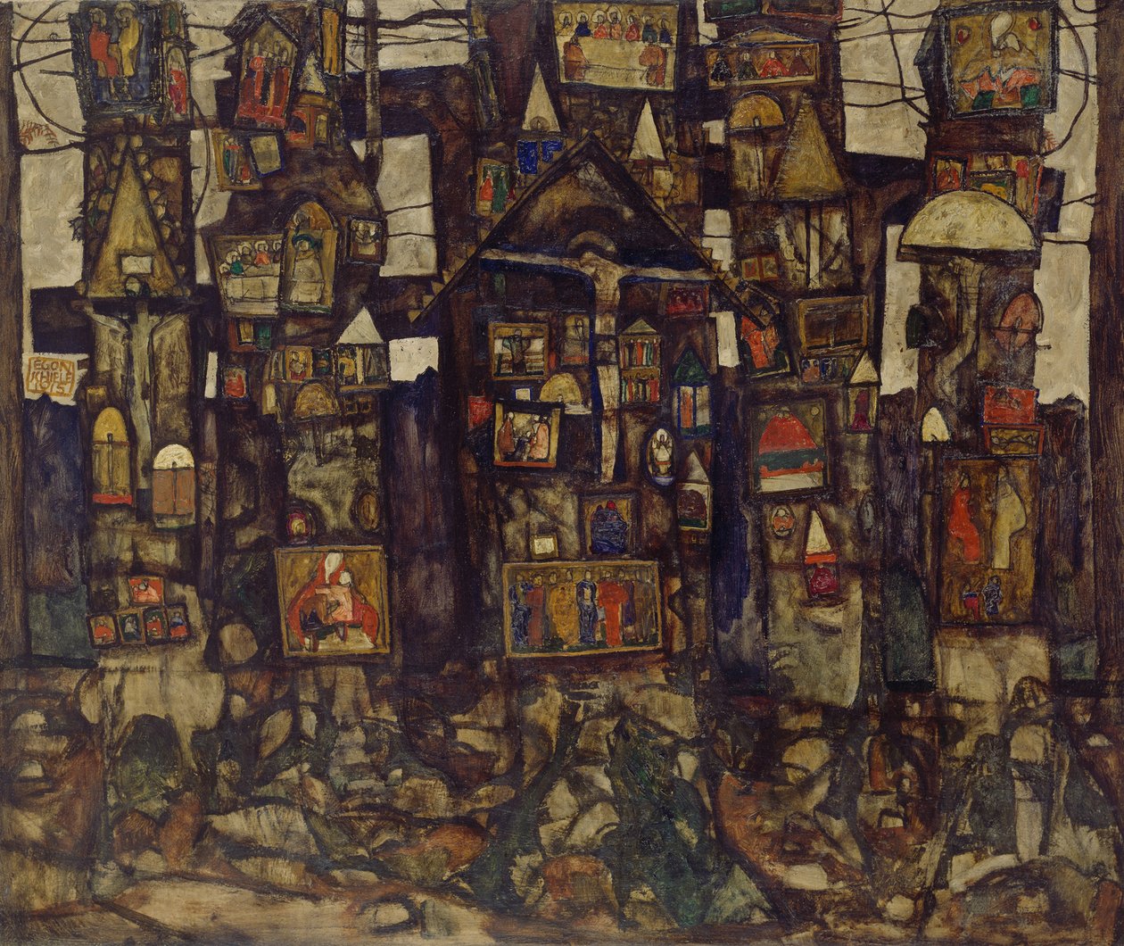 Metsän rukous, 1915. tekijältä Egon Schiele