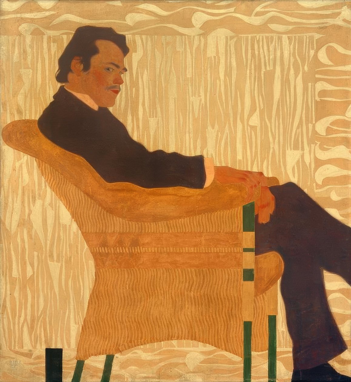 Porträt des Malers Hans Massmann tekijältä Egon Schiele