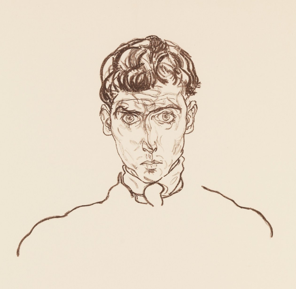 Guterslohin muotokuva Pariisista, 1918. tekijältä Egon Schiele