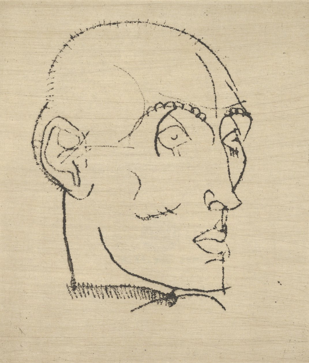 Miehen muotokuva, 1914. tekijältä Egon Schiele