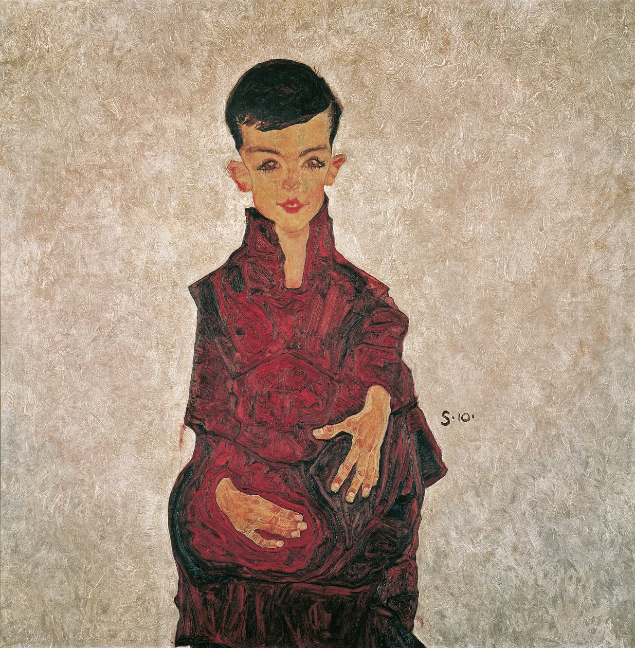 Reiner-poika (Herbert Reinerin muotokuva) tekijältä Egon Schiele