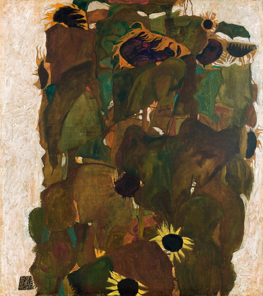 Auringonkukat I tekijältä Egon Schiele