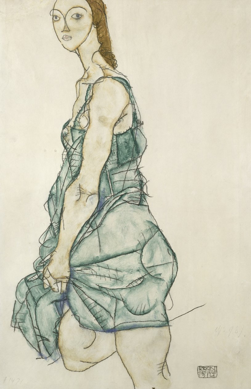 Pysyvä tyttö tekijältä Egon Schiele