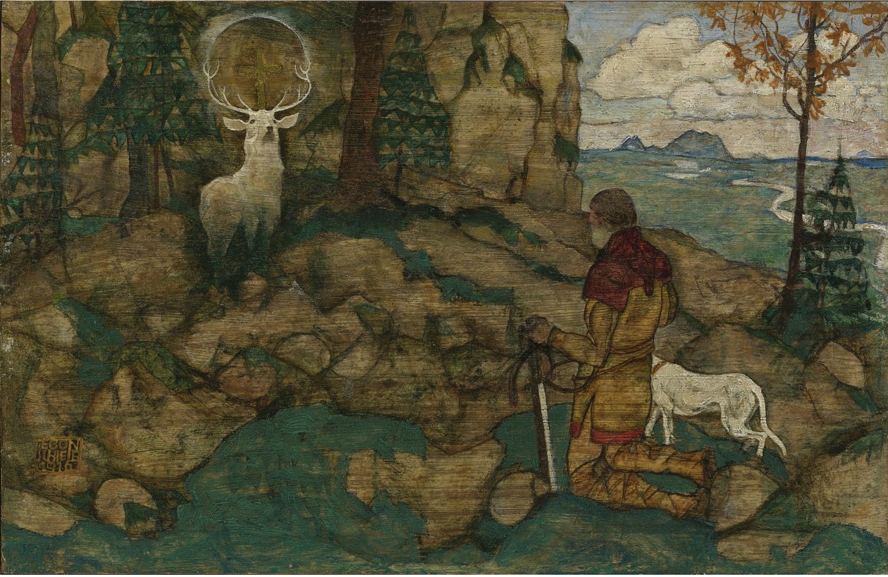 Pyhän Hubertin visio tekijältä Egon Schiele