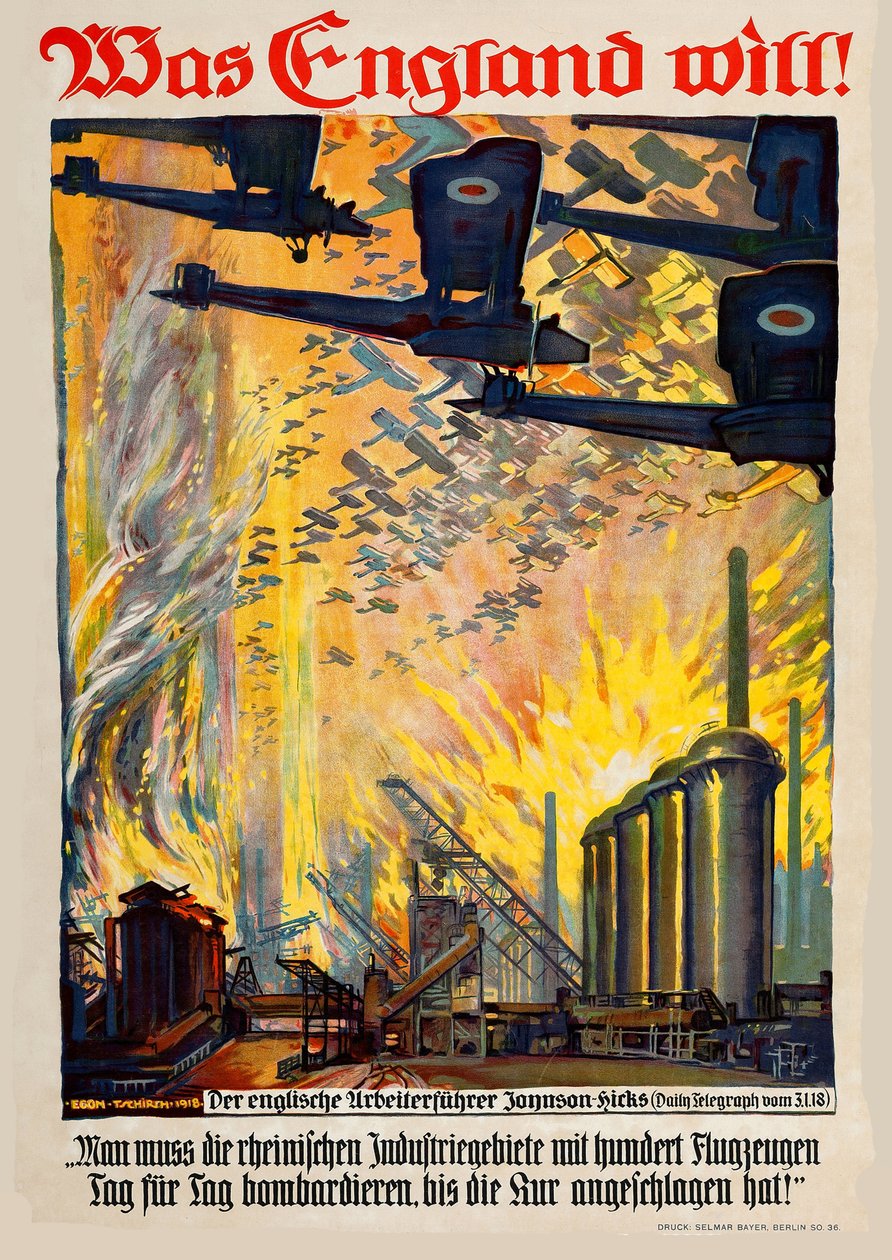 Mitä Englanti haluaa!, 1918. tekijältä Egon Tschirch