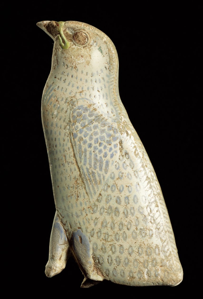 Viiriäisen poikasten upotekoriste, 30. dynastia - Ptolemaioskausi (380-30 eKr.) (fajanssi) tekijältä Egyptian