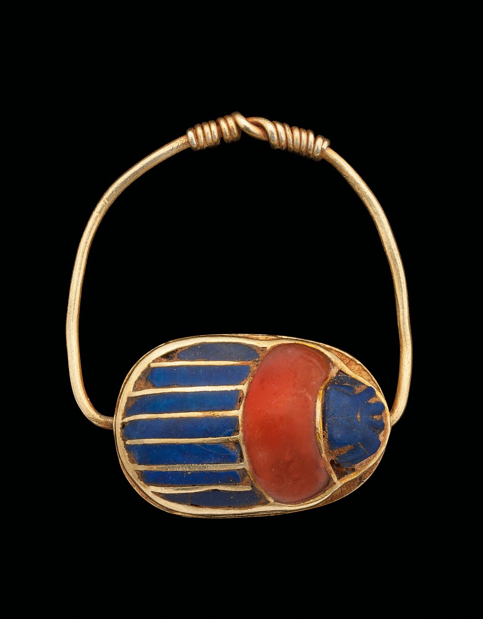 Scarab sormus, Keski-Britannia tekijältä Egyptian 12th Dynasty