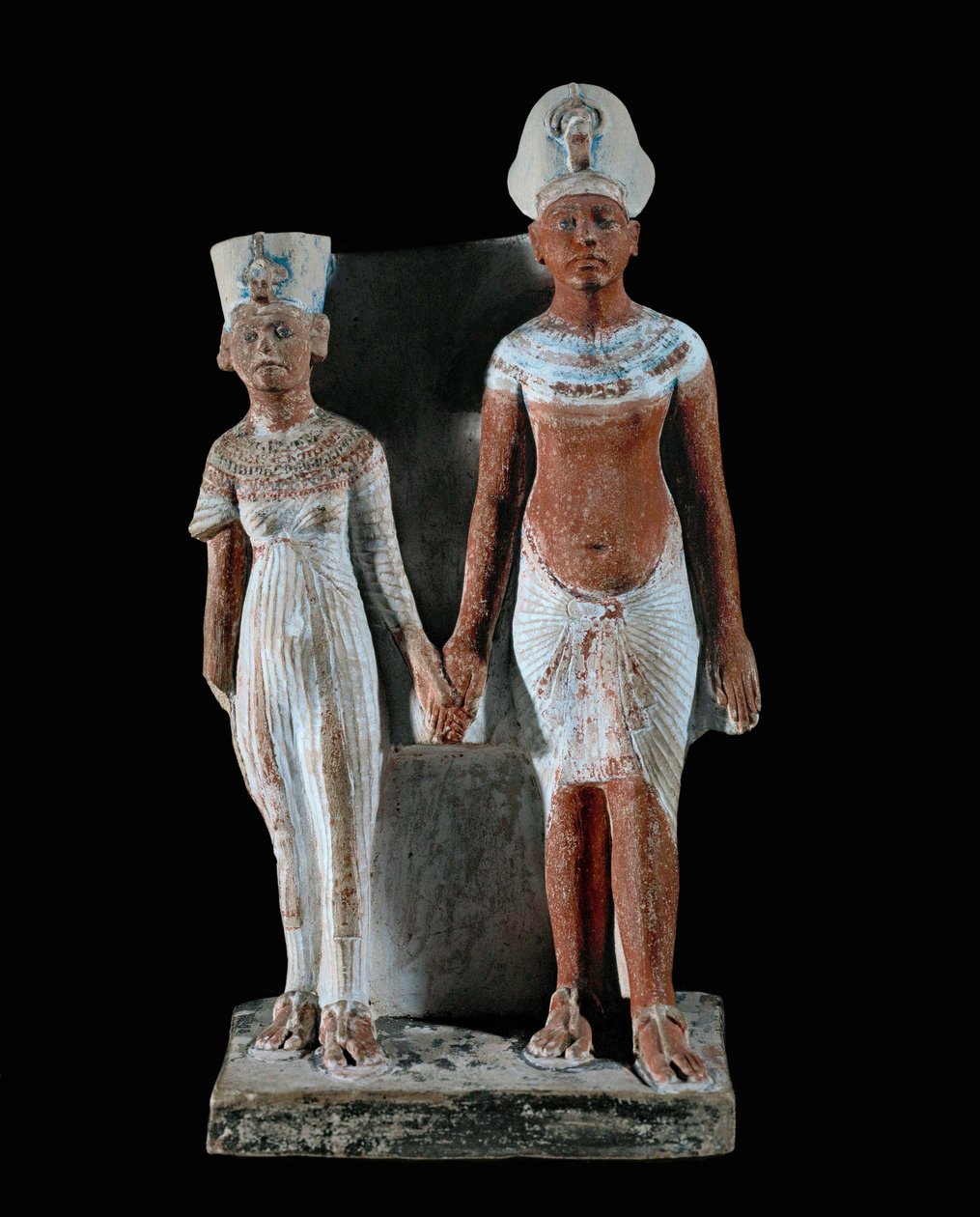 Akhnatonin ja Nefertitin figuurit ... tekijältä Egyptian 18th Dynasty