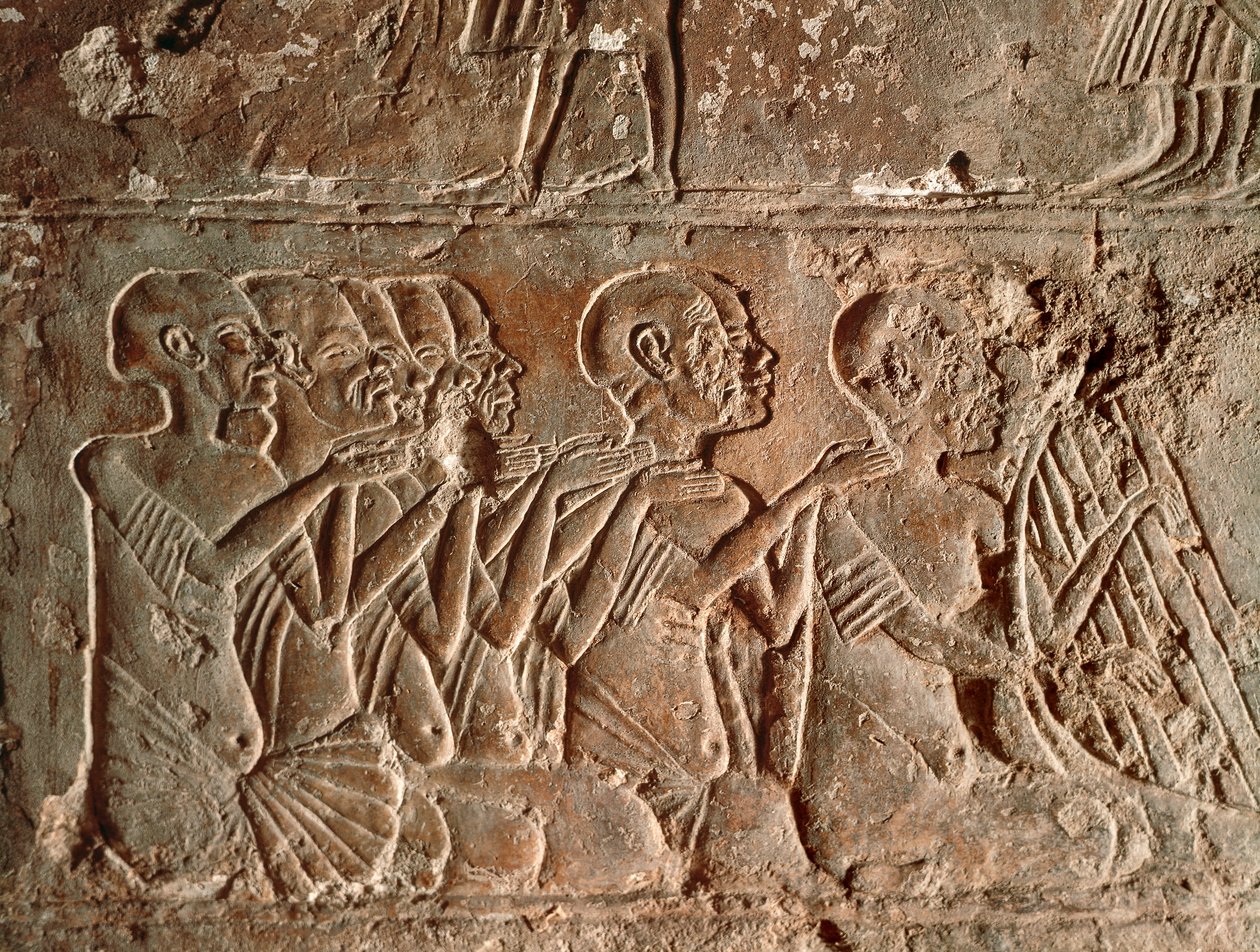 Laulajat ja harpunsoittajat, helpotus tekijältä Egyptian 18th Dynasty