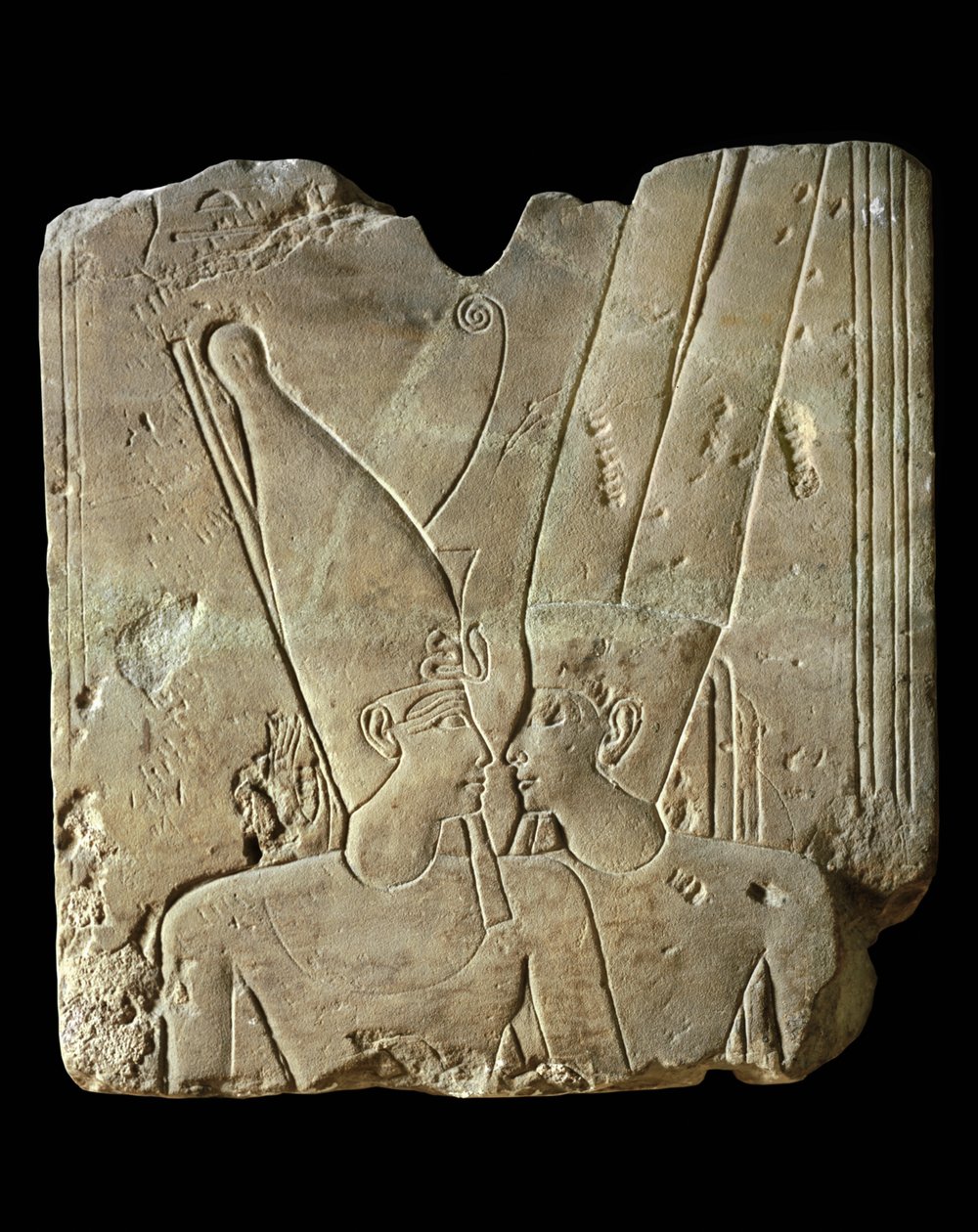 Faarao Ramses II ja jumala Amun ... tekijältä Egyptian 19th Dynasty