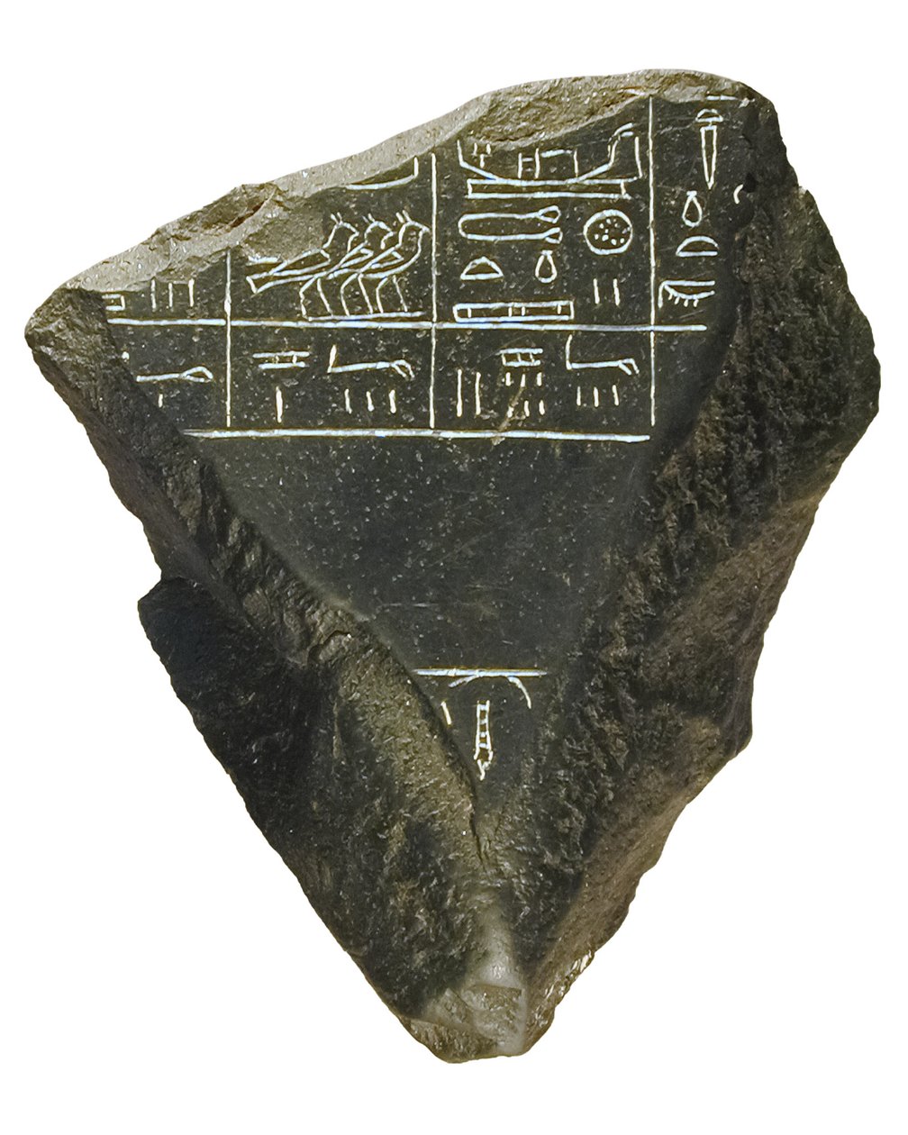 Fragmentti Palermon kivestä (kivi) tekijältä Egyptian 5th Dynasty