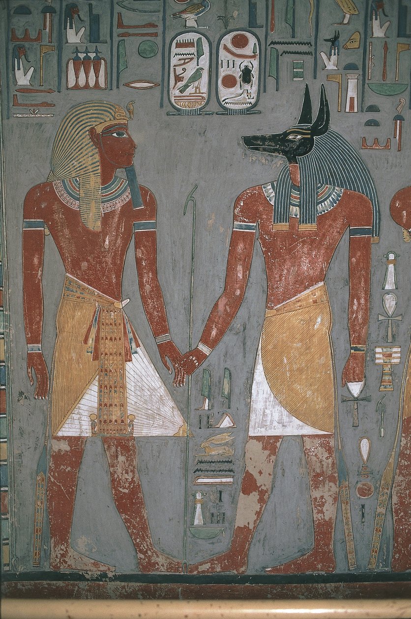 Farao ja Anpu kädestä pitäen tekijältä Egyptian Egyptian