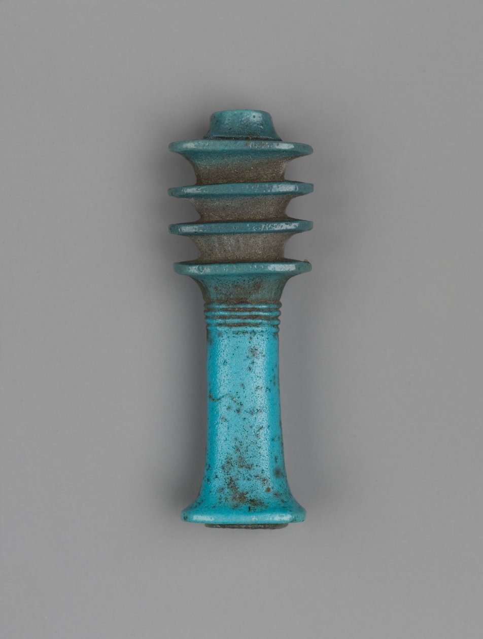 Djed-amuletti (keramiikka) tekijältä Egyptian Ptolemaic Period