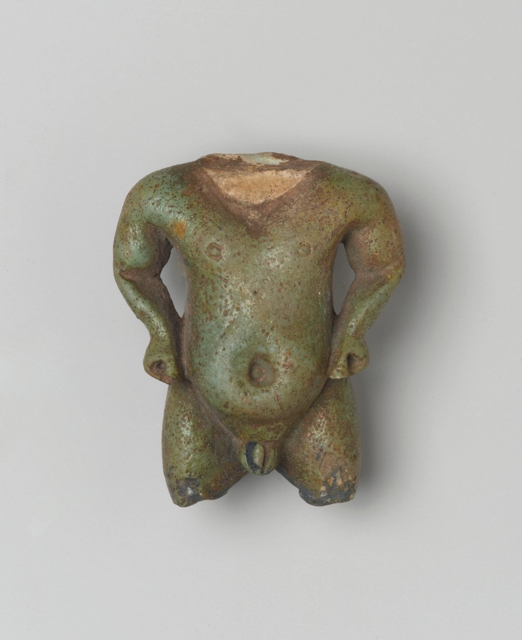 Pataikosin fragmentaarinen amuletti, 1539-30 eKr. (fajanssi) tekijältä Egyptian School