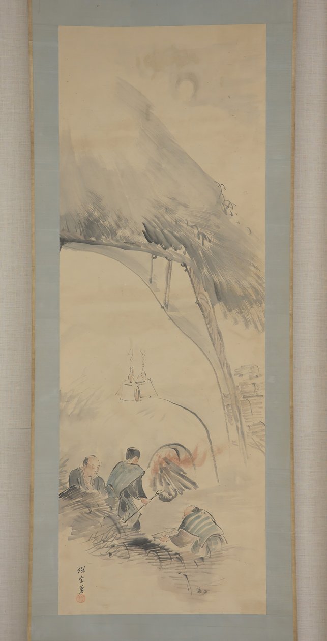 Keramiikan valmistus, 1800-luvun ensimmäinen puolisko. tekijältä Eiraku Hozen