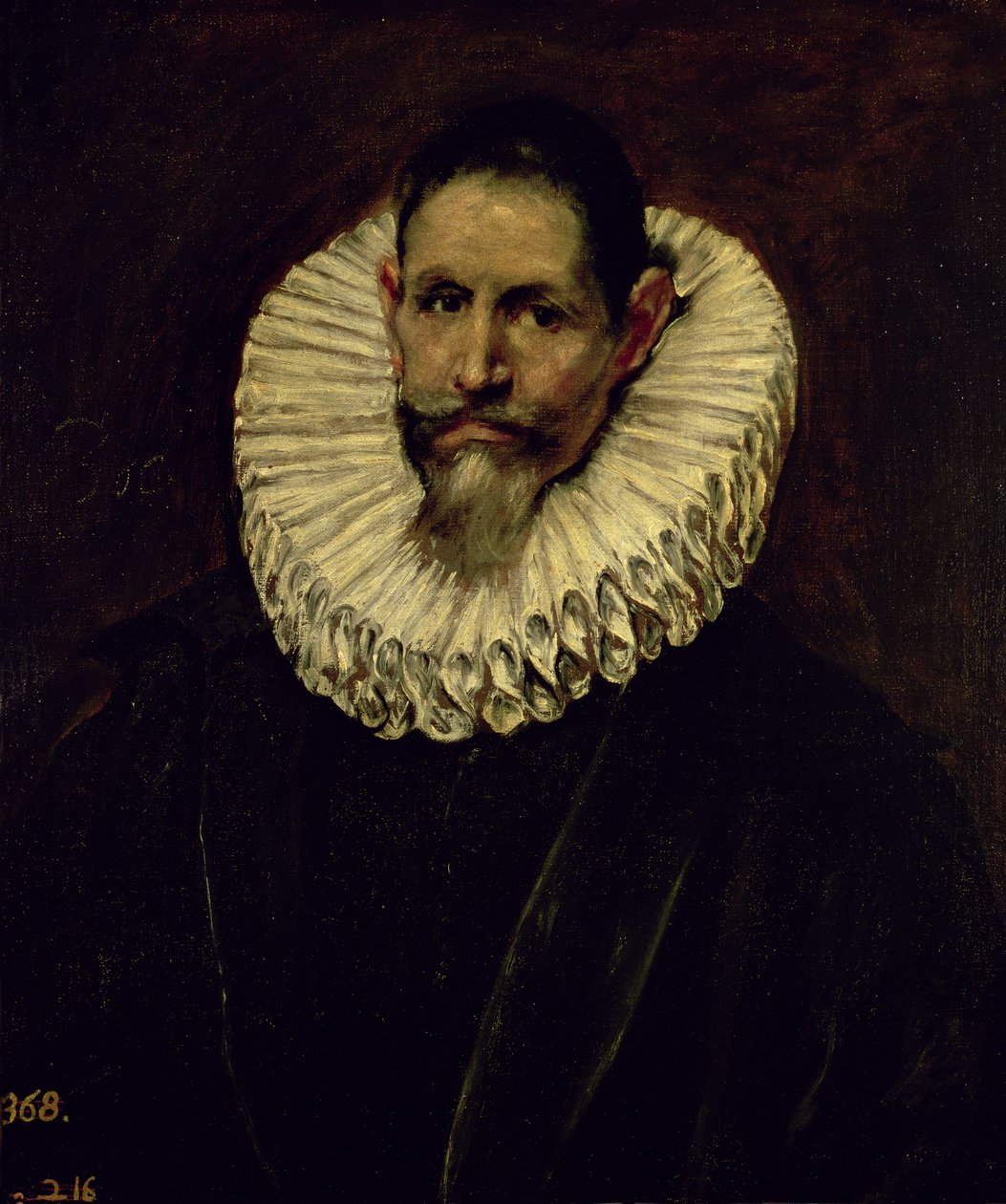 Jeronimo de Cevallosin muotokuva, n. 1610 tekijältä El Greco