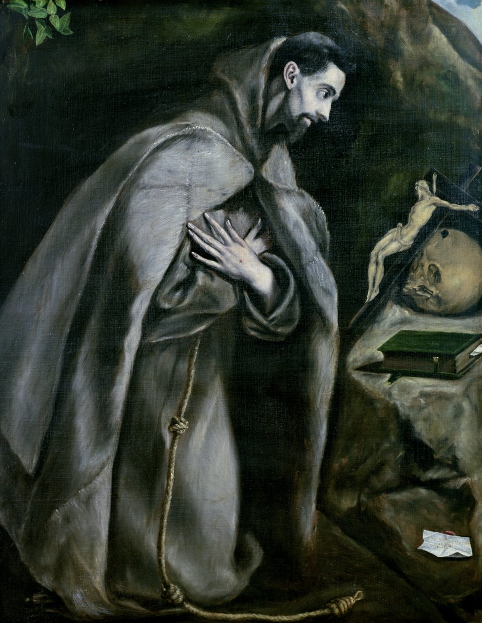Pyhä Franciscus Assisilainen, 1580-1595 tekijältä El Greco