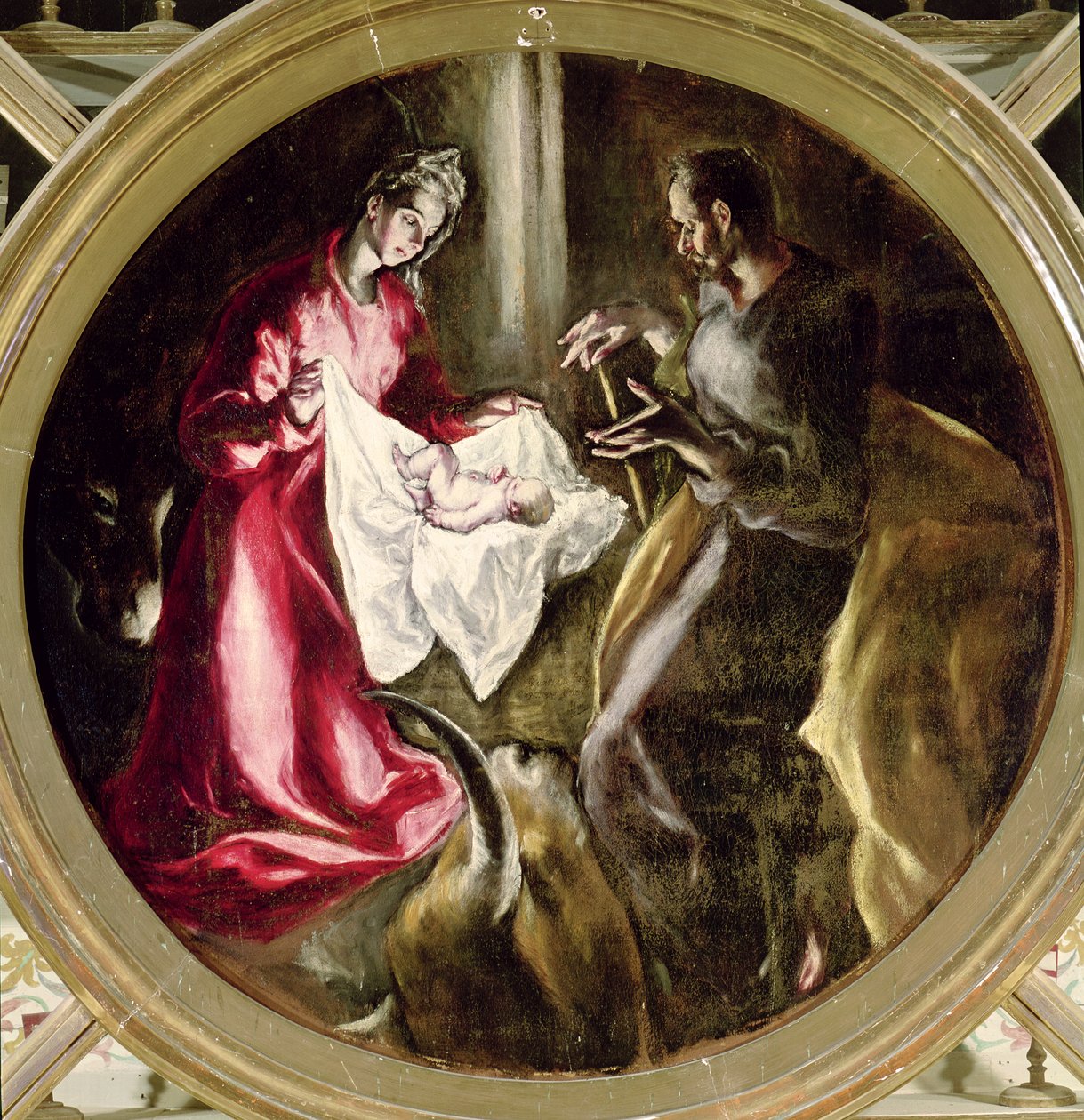 Syntymä, 1597-1603 tekijältä El Greco