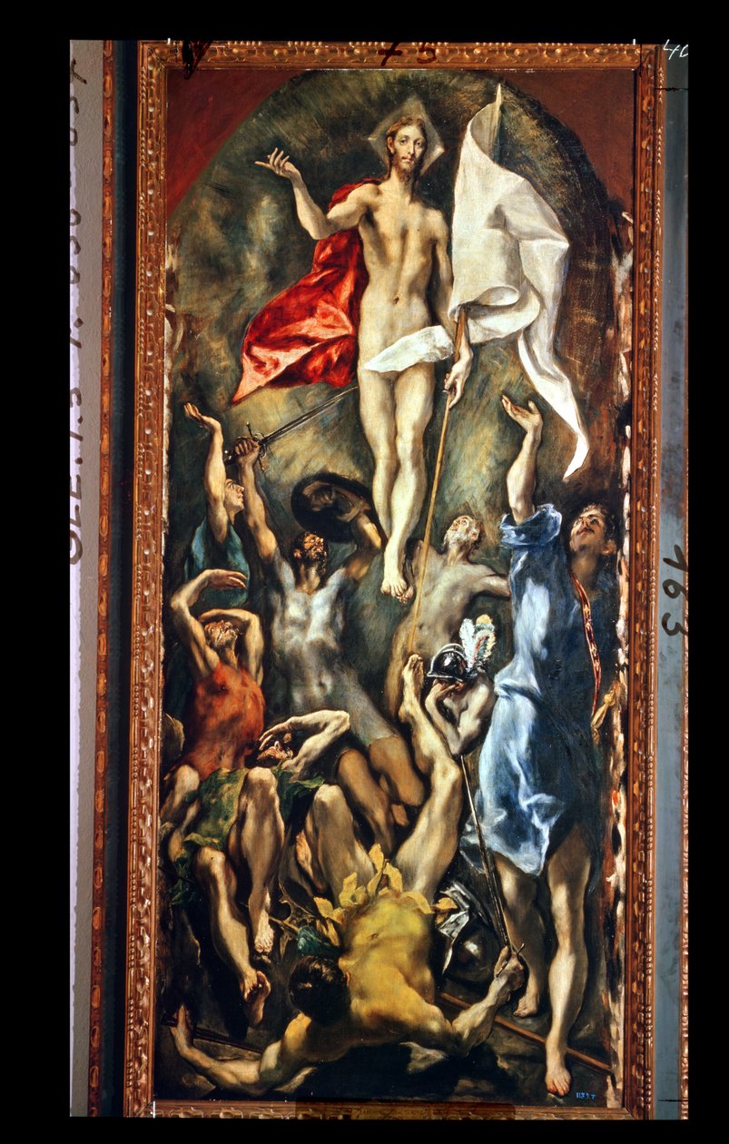 Ylösnousemus, 1584-1594 tekijältä El Greco