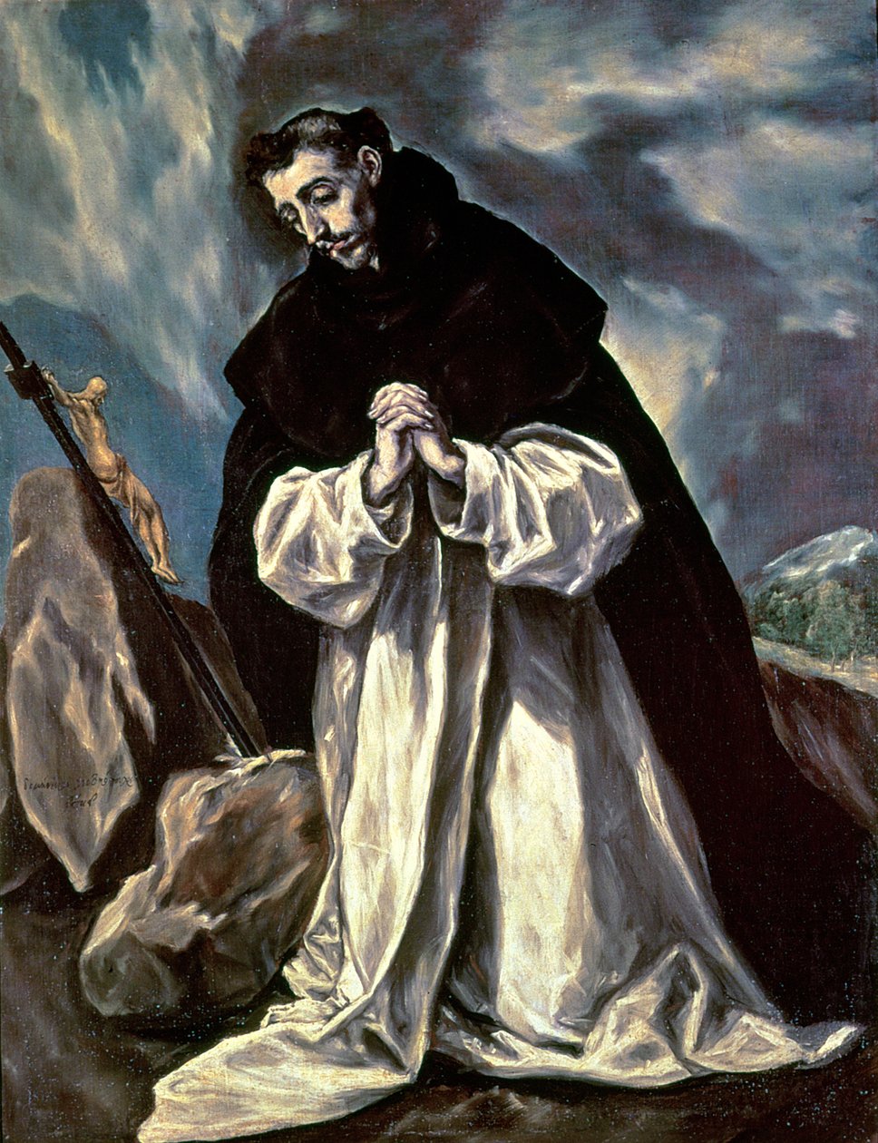 Pyhä Dominic tekijältä El Greco